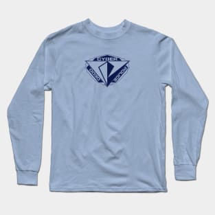 Cyber Police Badge - Blue Long Sleeve T-Shirt